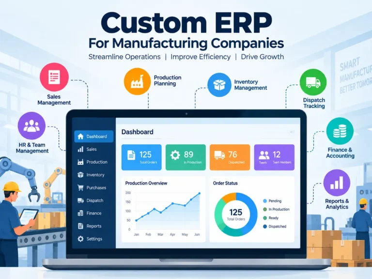 Custom ERP for Manufacturing Companies